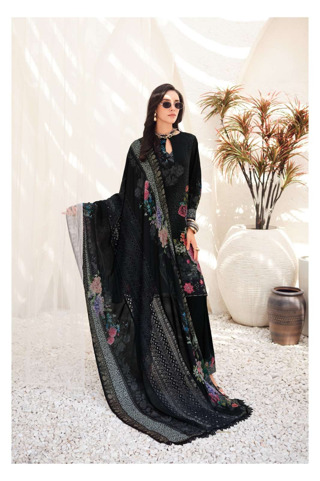 Varsha Fashion Beautiful Soul Muslin Designer Dress Material - Amrah Wholesale