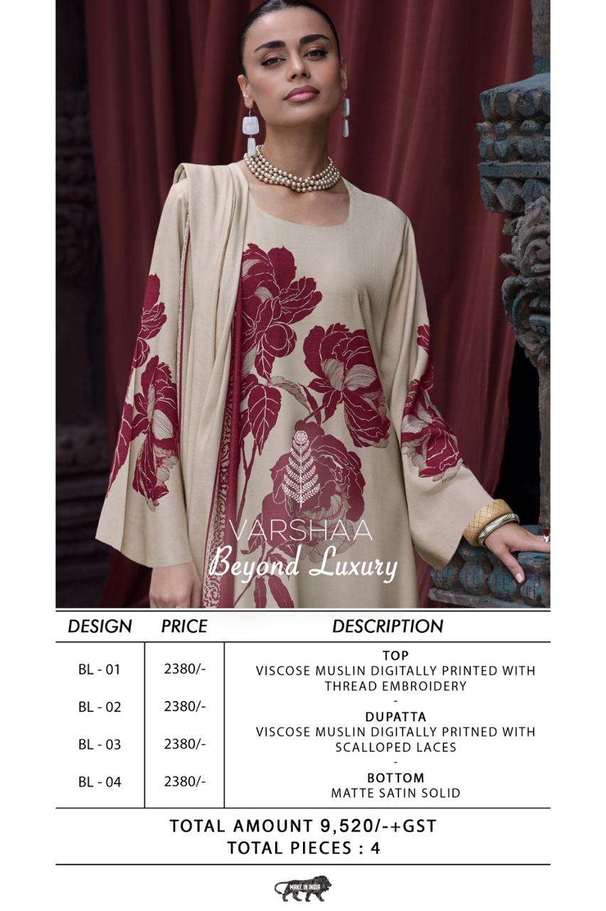 Varsha Fashion Beyond Luxury Viscose Muslin Dress Material