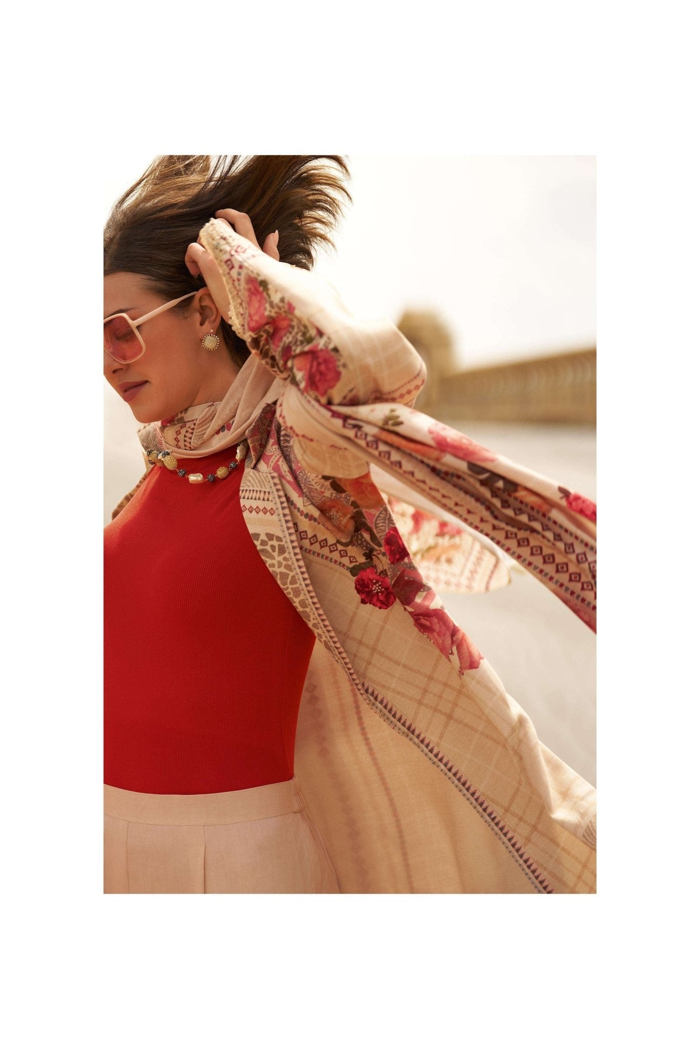 Varsha Fashion Blossom Aura Viscose Pashmina Dress Material - Amrah Wholesale