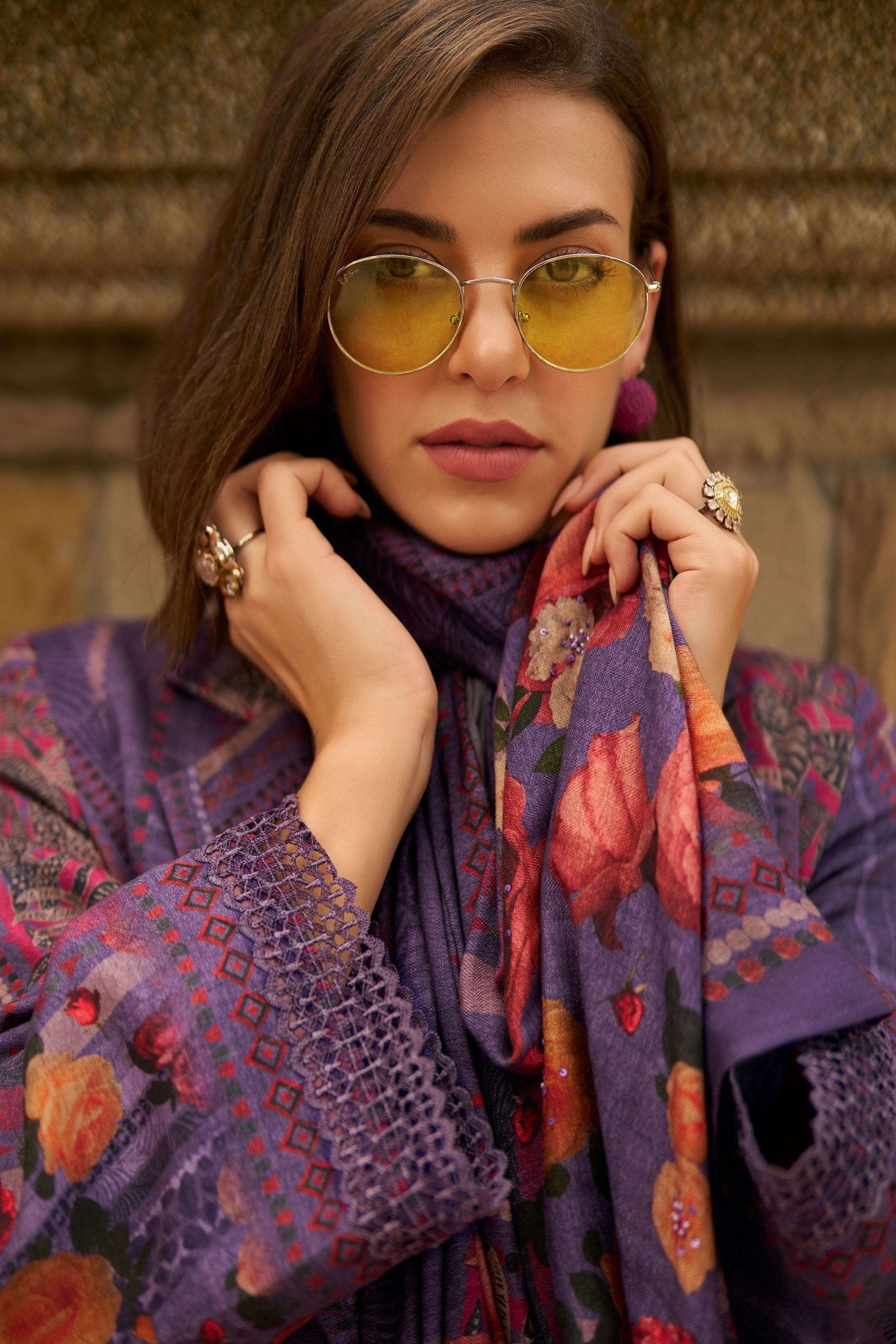 Varsha Fashion Blossom Aura Viscose Pashmina Dress Material - Amrah Wholesale