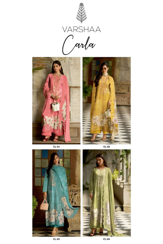 Varsha Fashion Carla Dress Material Wholesale Catalogue - Amrah Wholesale