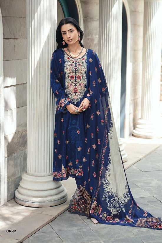 Varsha Fashion Clara Viscose Muslin Embroidered Salwar Suit Set Wholesale - Amrah Wholesale