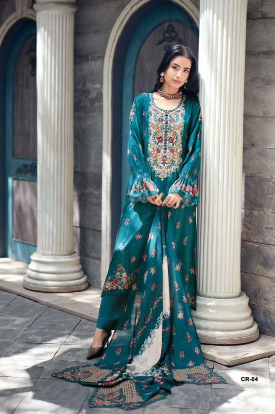Varsha Fashion Clara Viscose Muslin Embroidered Salwar Suit Set Wholesale - Amrah Wholesale