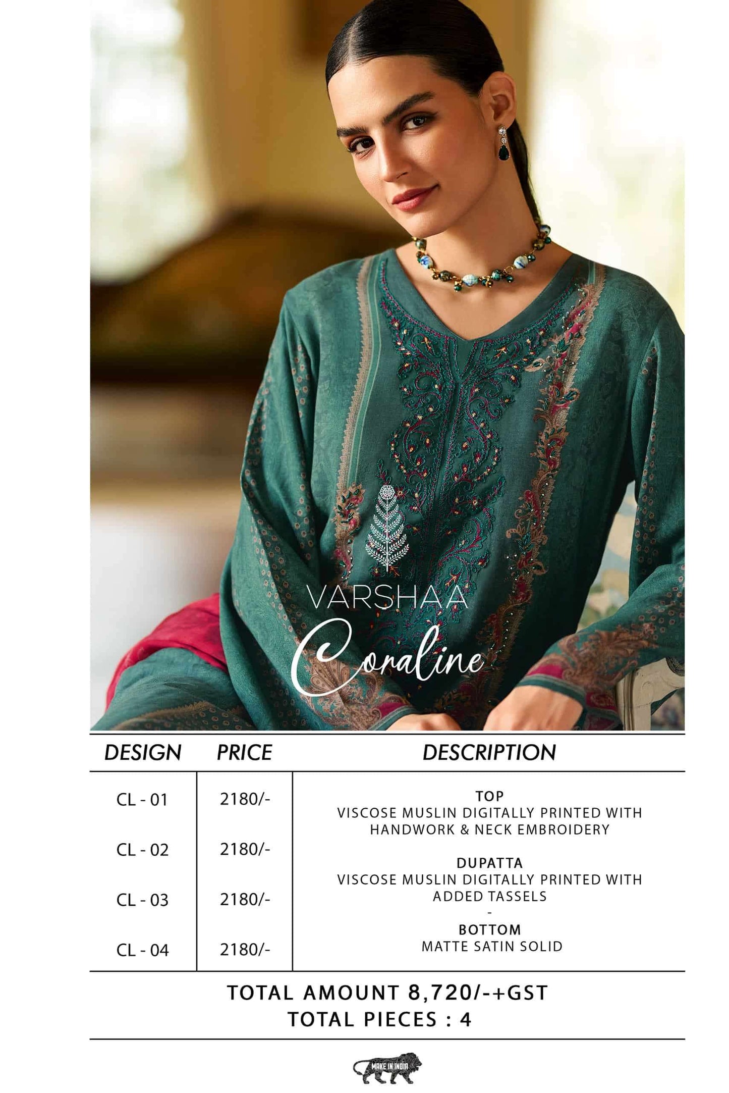 Varsha Fashion Coralina