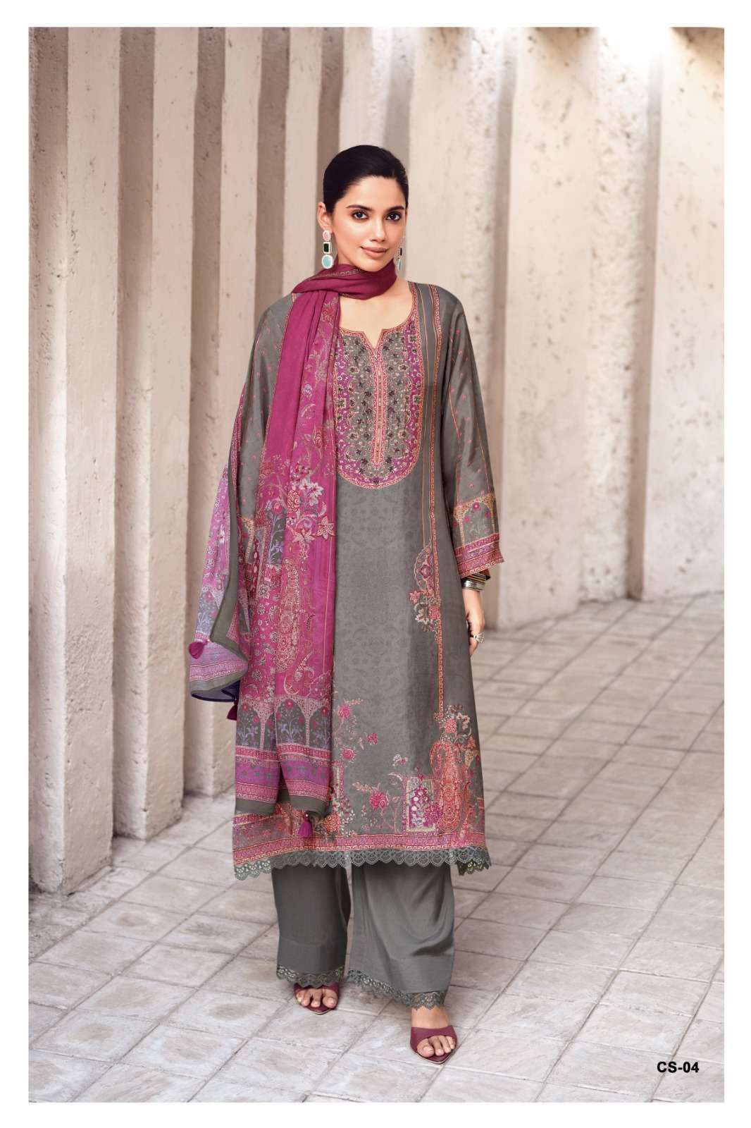 Varsha Fashion Crimson Premium Silk Satin Dress Material - Amrah Wholesale