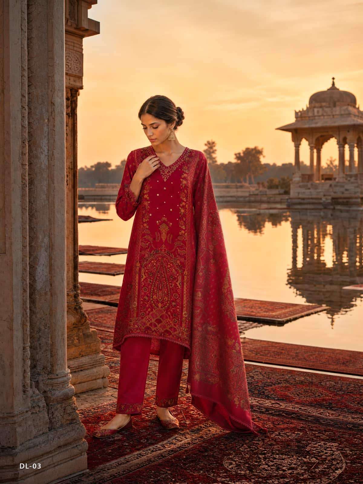 Varsha Dilshad Pashmina Silk Digital Printed Dress Material