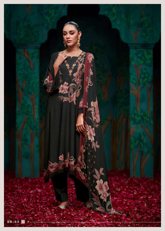 Varsha Fashion Eden Viscose Muslin Dress Material - Amrah Wholesale