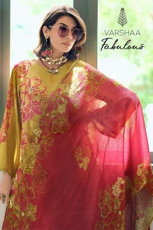 Varsha Fashion Fabulous Viscose Muslin Dress Material - Amrah Wholesale