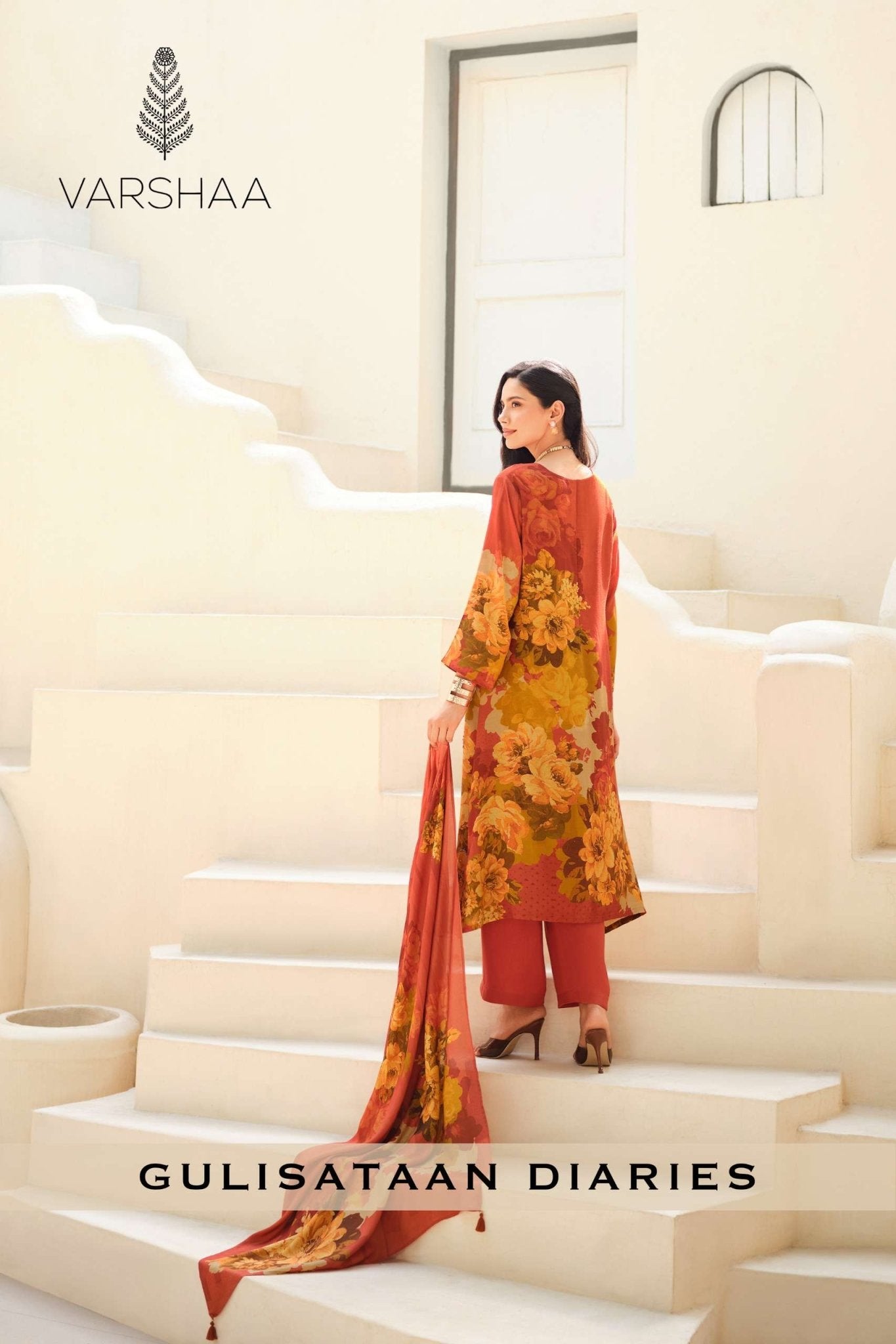 Varsha Fashion Gulisataan Diaries Viscose Muslin Dress Material - Amrah Wholesale