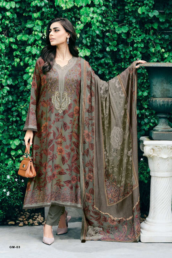 Varsha Fashion Gulmehr Tissue Shimmer Dress Material