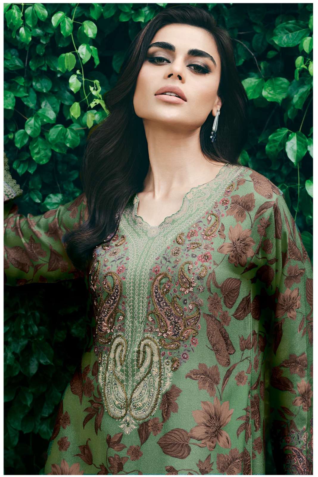 Varsha Fashion Gulmehr Tissue Shimmer Dress Material