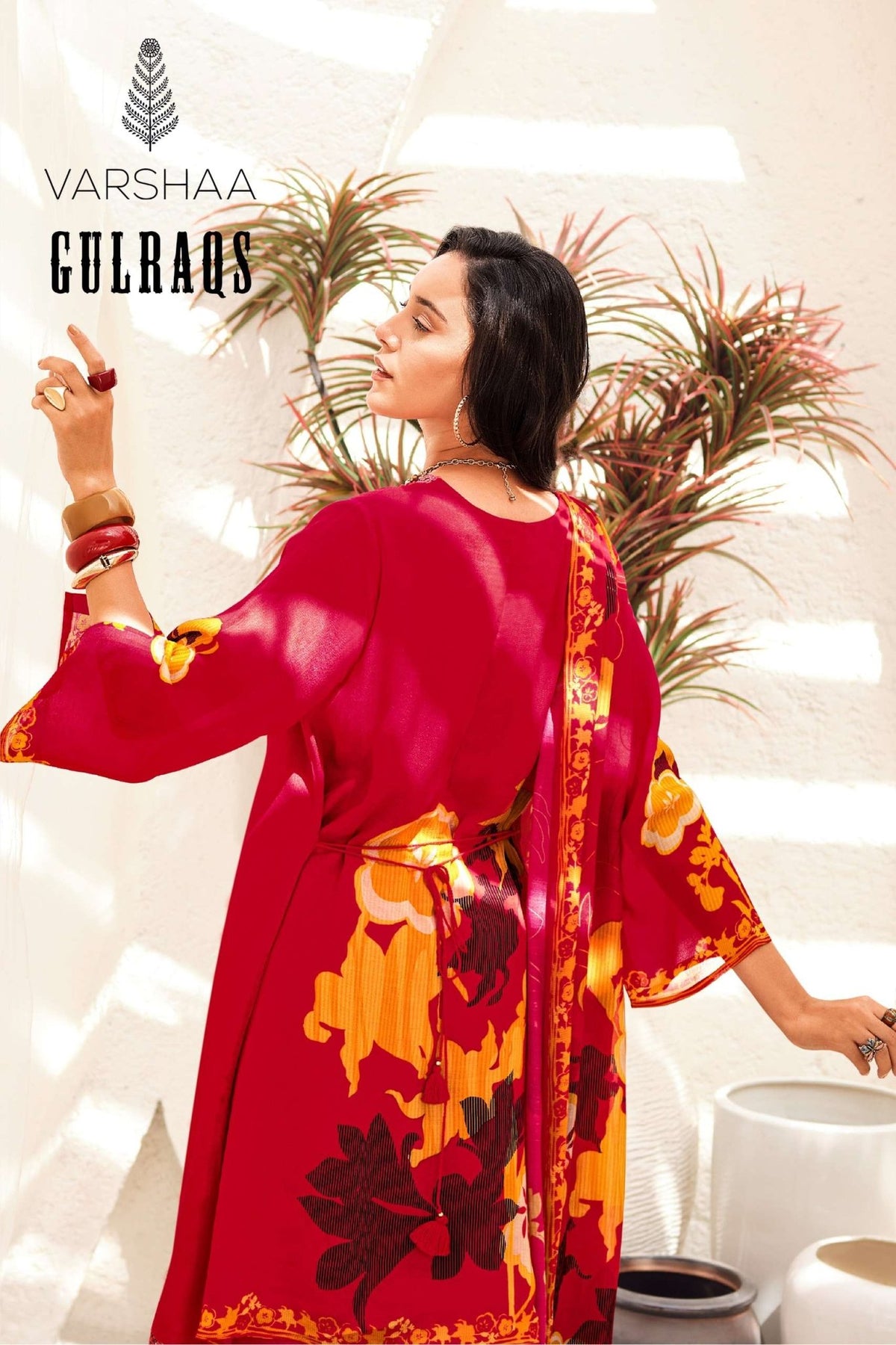 Varsha Fashion Gulraqs Premium Organza Twill Dress Material - Amrah Wholesale