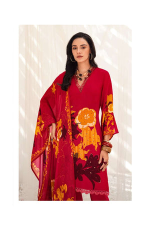 Varsha Fashion Gulraqs Premium Organza Twill Dress Material - Amrah Wholesale