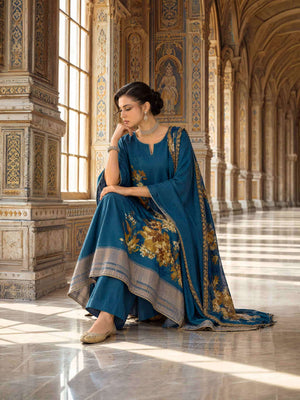 Varsha Fashion Handloom Threads Viscose Pashmina Dress Material