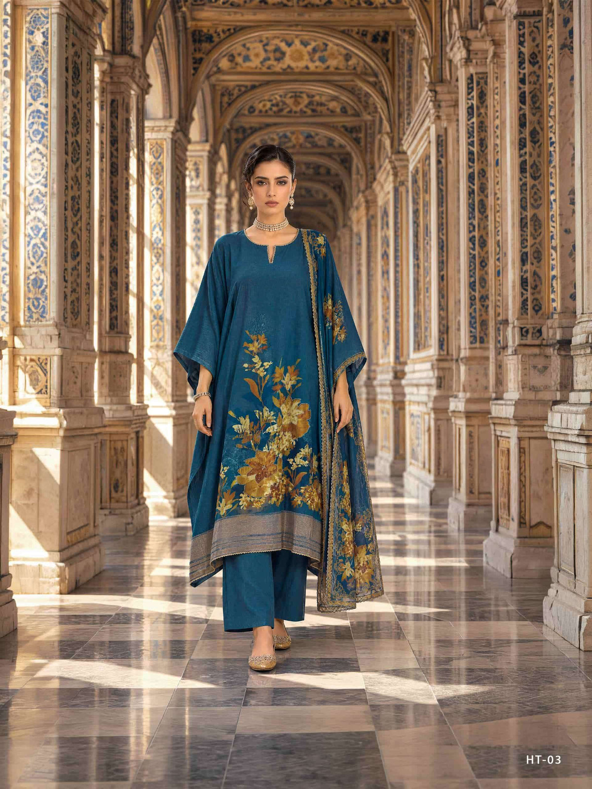 Varsha Fashion Handloom Threads Viscose Pashmina Dress Material