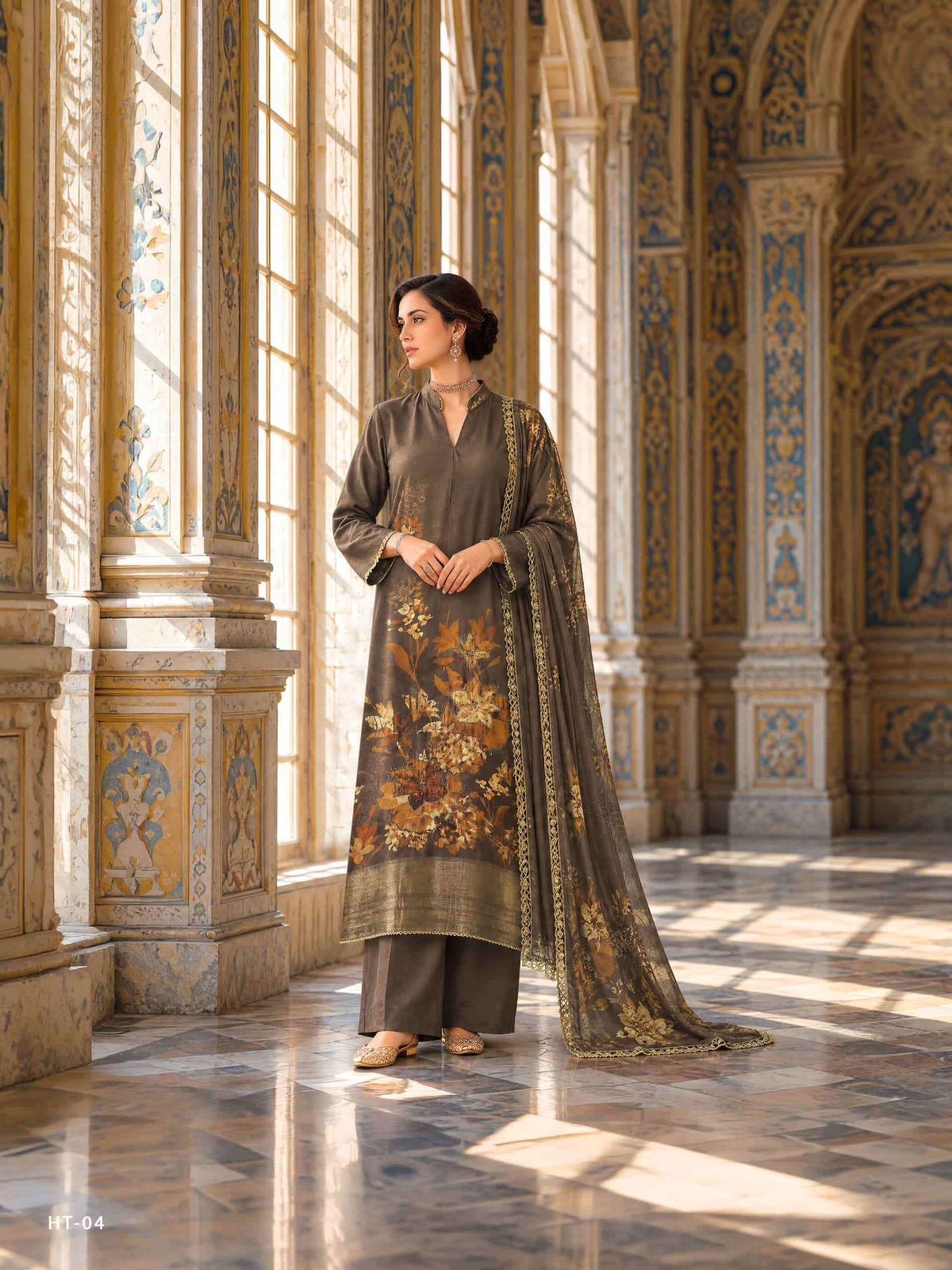 Varsha Fashion Handloom Threads Viscose Pashmina Dress Material
