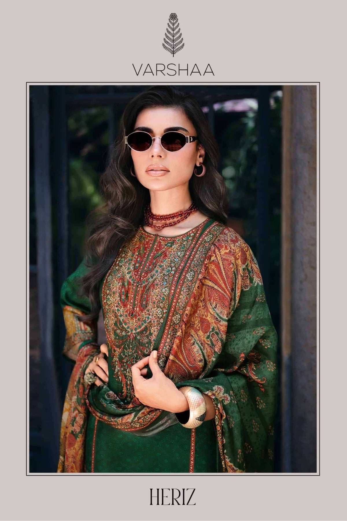 Varsha Fashion Heriz Viscose Silk Dress Material - Amrah Wholesale