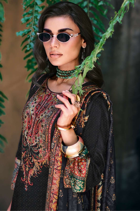 Varsha Fashion Heriz Viscose Silk Dress Material - Amrah Wholesale