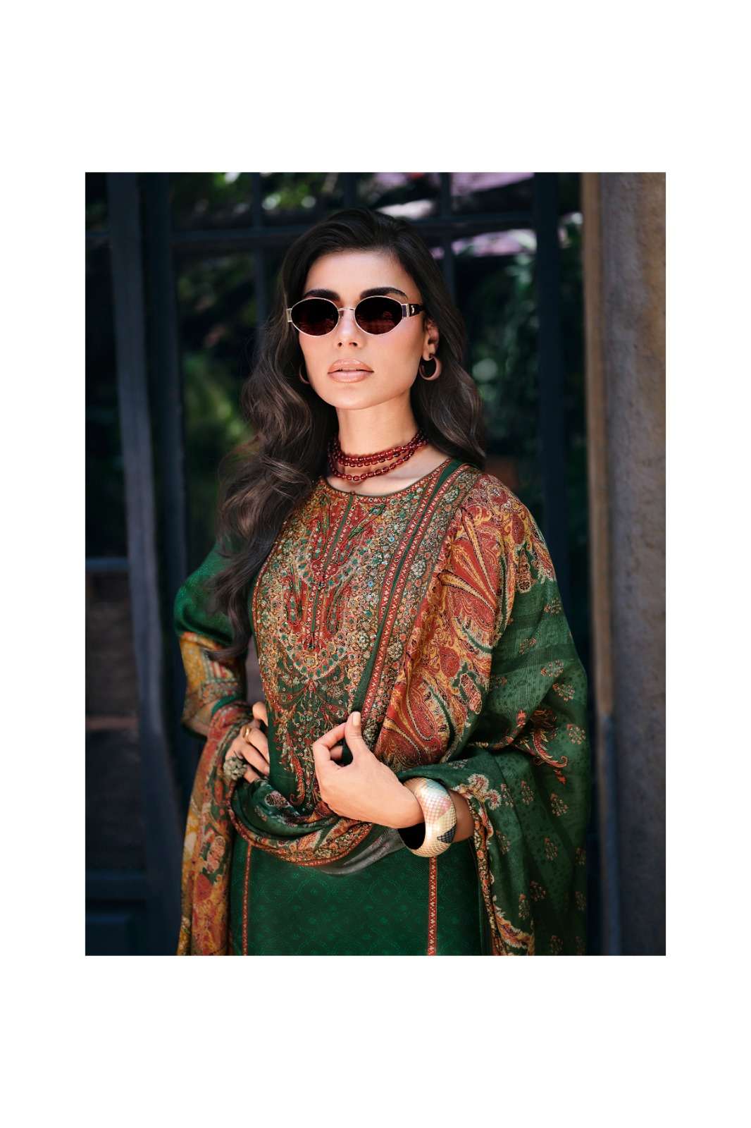Varsha Fashion Heriz Viscose Silk Dress Material - Amrah Wholesale