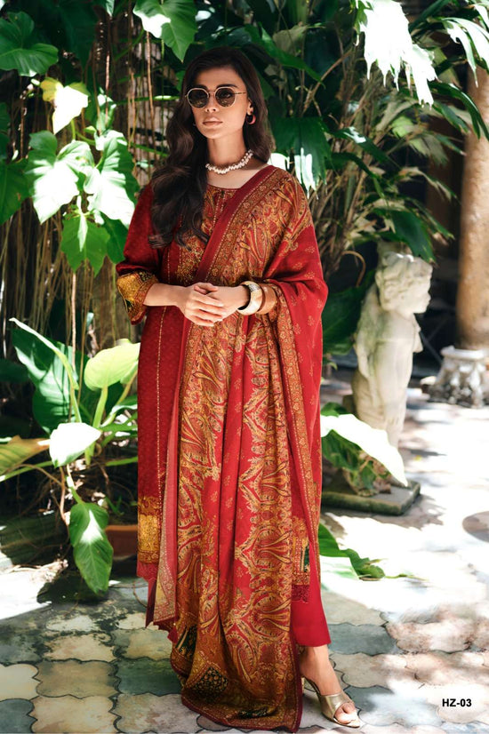 Varsha Fashion Heriz Viscose Silk Dress Material - Amrah Wholesale