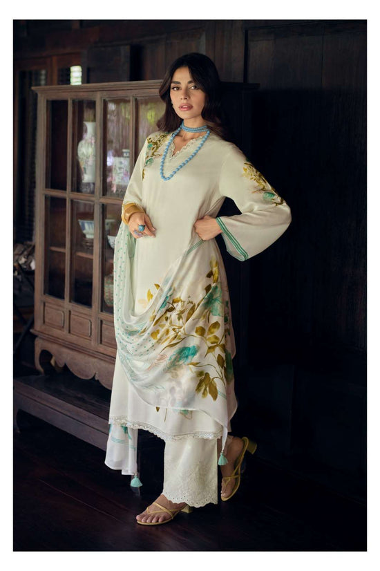 Varsha Fashion Ivory Gold Dress Material Wholesale Catalogue - Amrah Wholesale