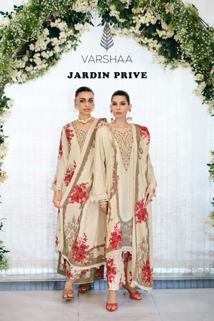Varsha Fashion Jardin Prive Viscose Muslin Designer Dress Material - Amrah Wholesale