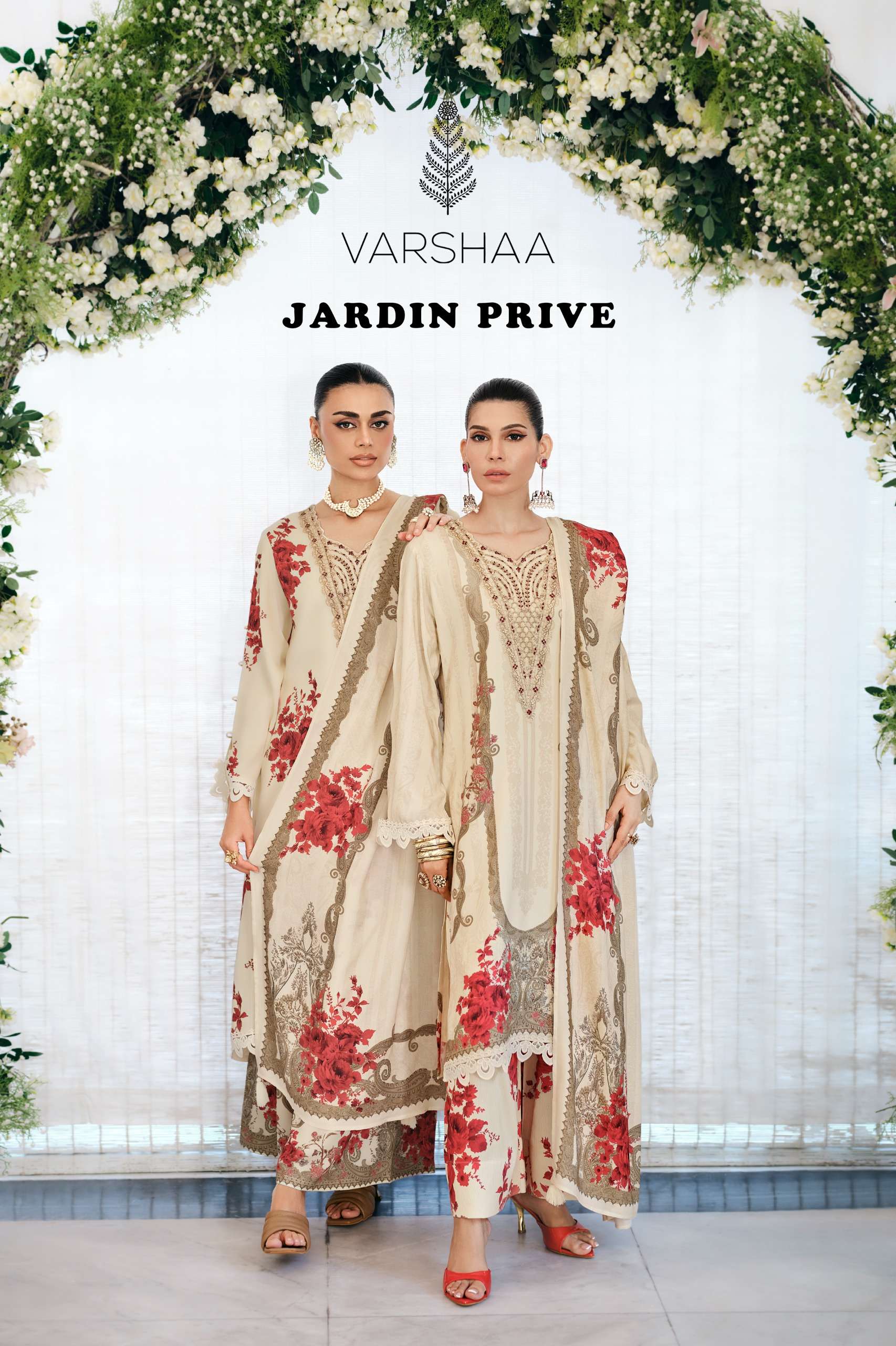 Varsha Fashion Jardin Prive Viscose Muslin Designer Dress Material