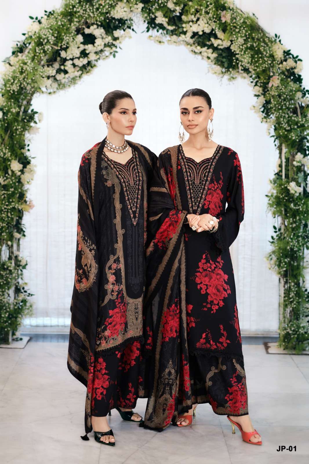 Varsha Fashion Jardin Prive Viscose Muslin Designer Dress Material