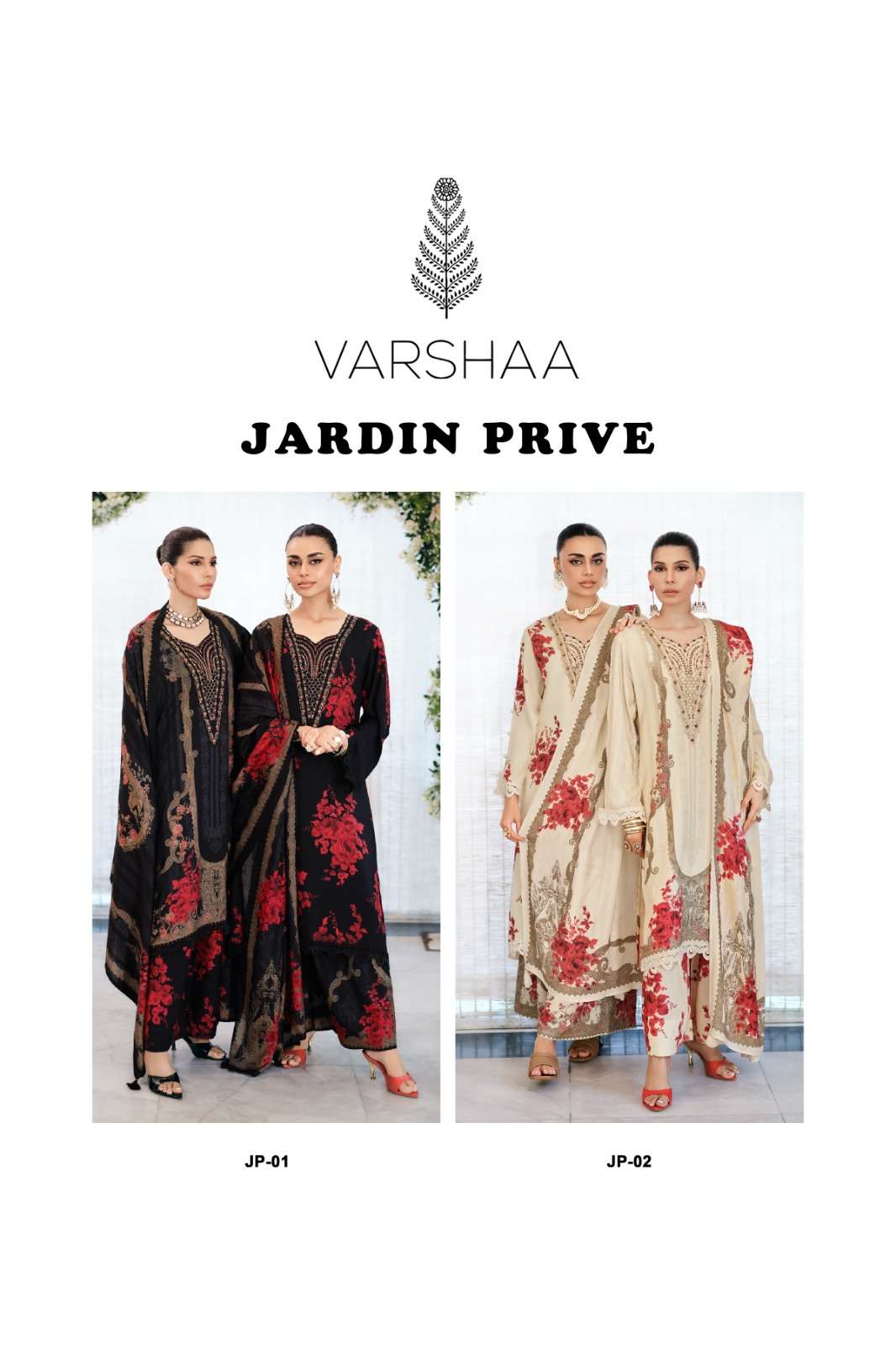 Varsha Fashion Jardin Prive Viscose Muslin Designer Dress Material