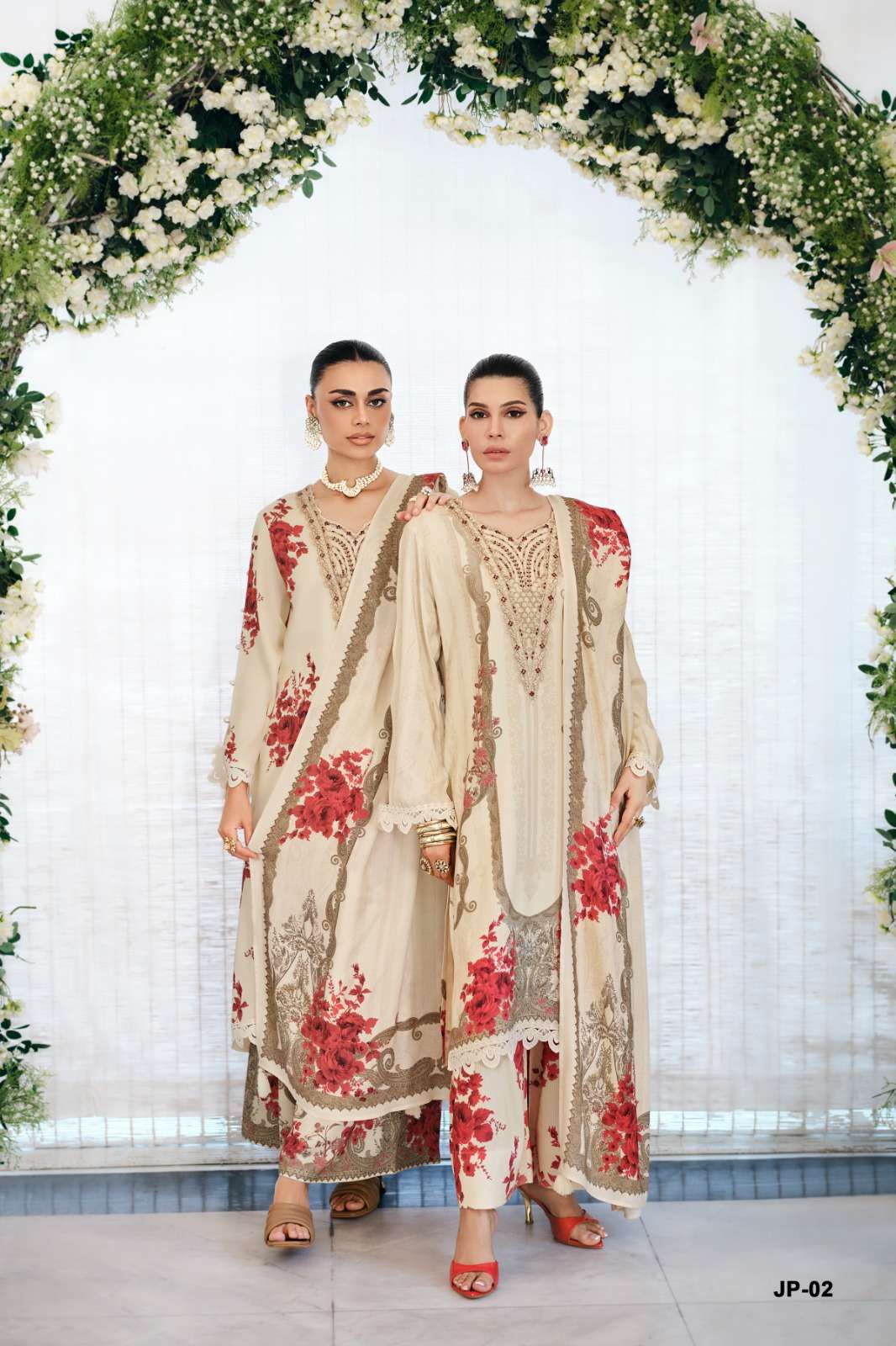 Varsha Fashion Jardin Prive Viscose Muslin Designer Dress Material