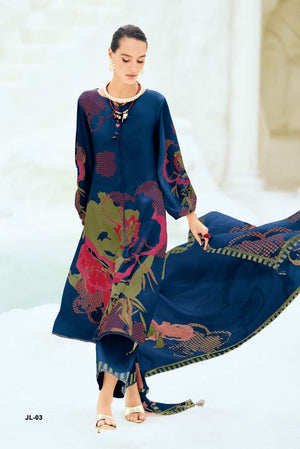 Varsha Fashion Journey Of Love Viscose Muslin Dress Material - Amrah Wholesale