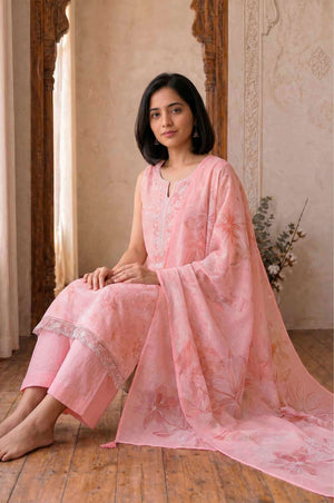 Varsha Fashion Kinzo Cotton Linen Dress Material