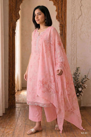Varsha Fashion Kinzo Cotton Linen Dress Material