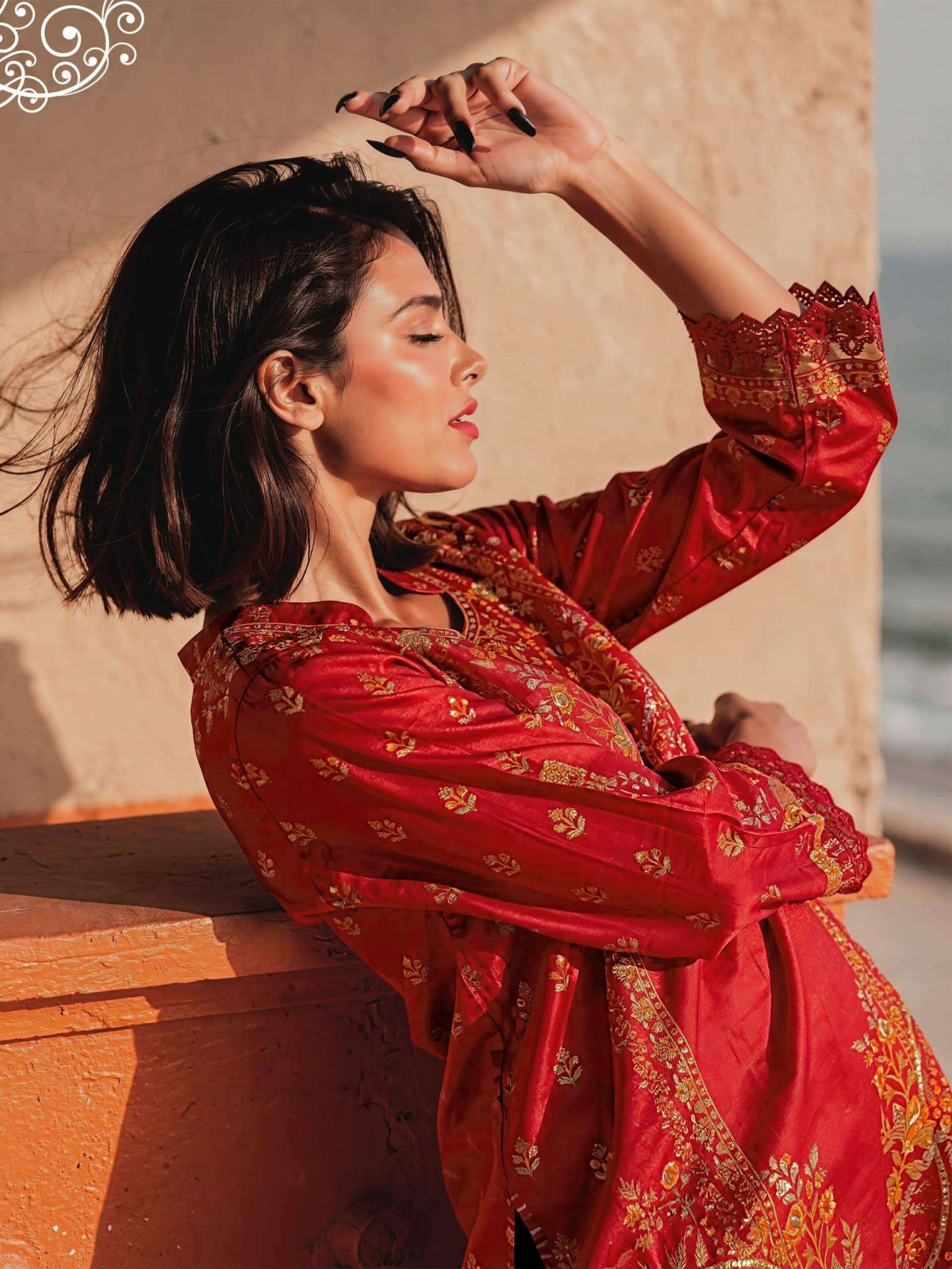 Varsha Fashion Lovenote Viscose Muslin Dress Material - Amrah Wholesale