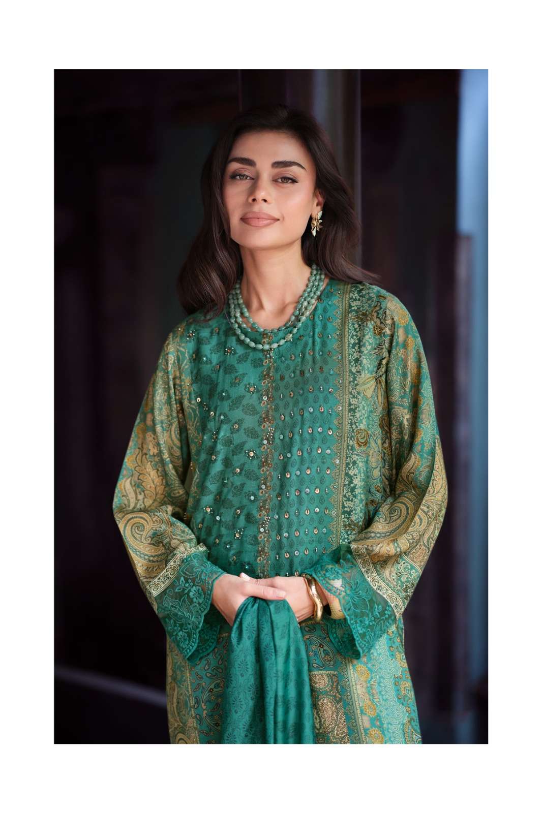 Varsha Fashion Mandara Premium Viscose Muslin Dress Material