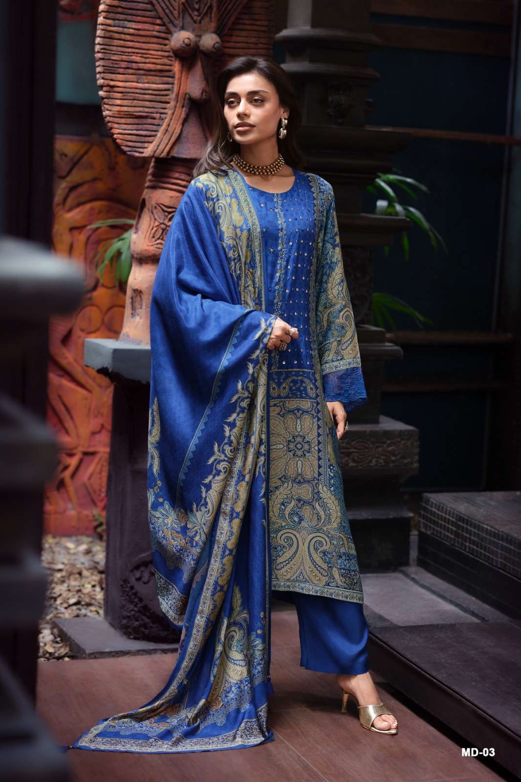 Varsha Fashion Mandara Premium Viscose Muslin Dress Material