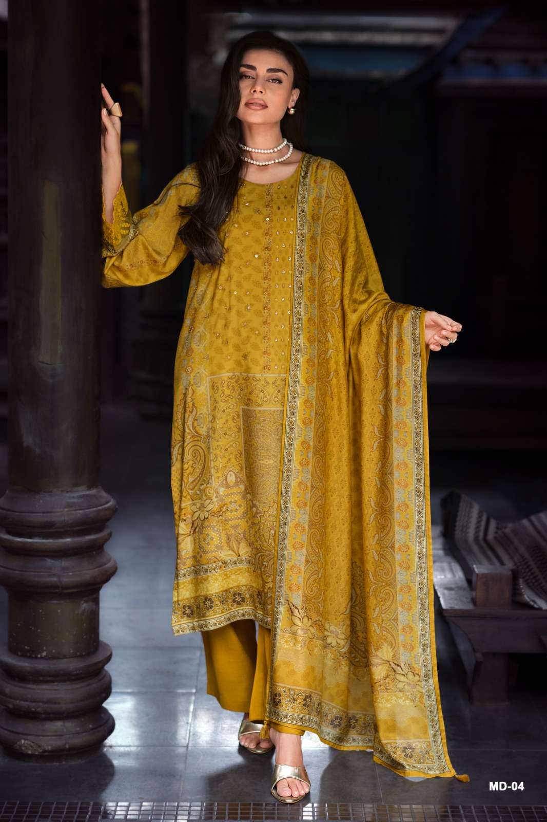 Varsha Fashion Mandara Premium Viscose Muslin Dress Material