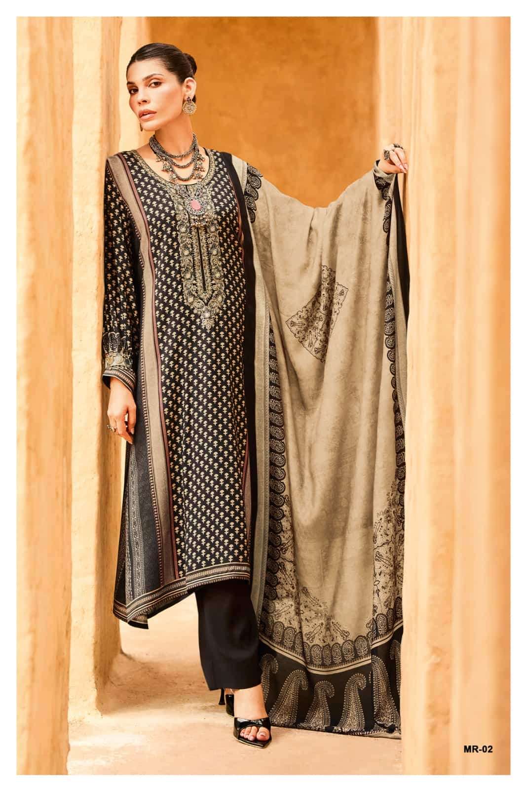 Varsha Fashion Meher Rang Digital Printed Cotton Dress Material - Amrah Wholesale