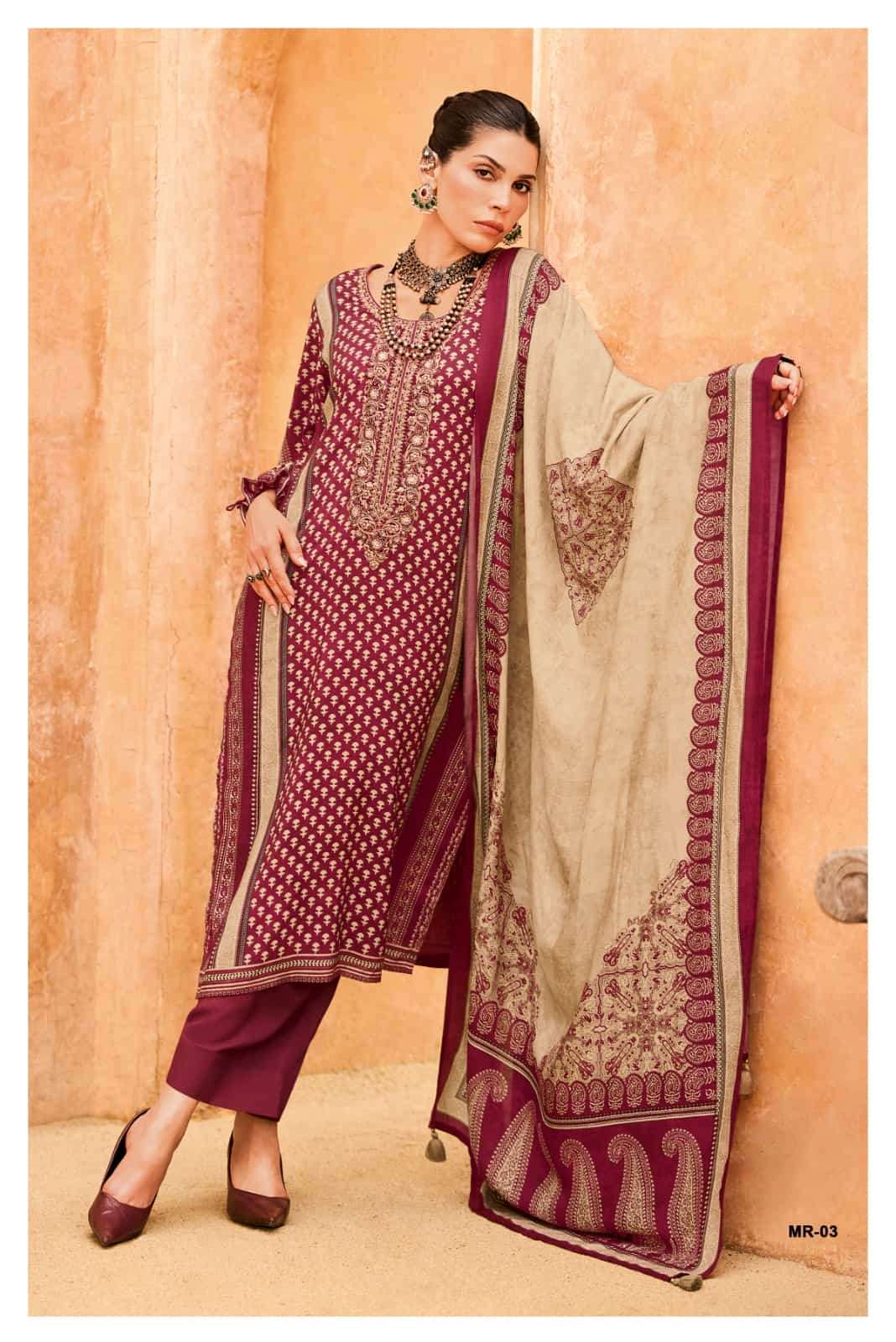 Varsha Fashion Meher Rang Digital Printed Cotton Dress Material - Amrah Wholesale