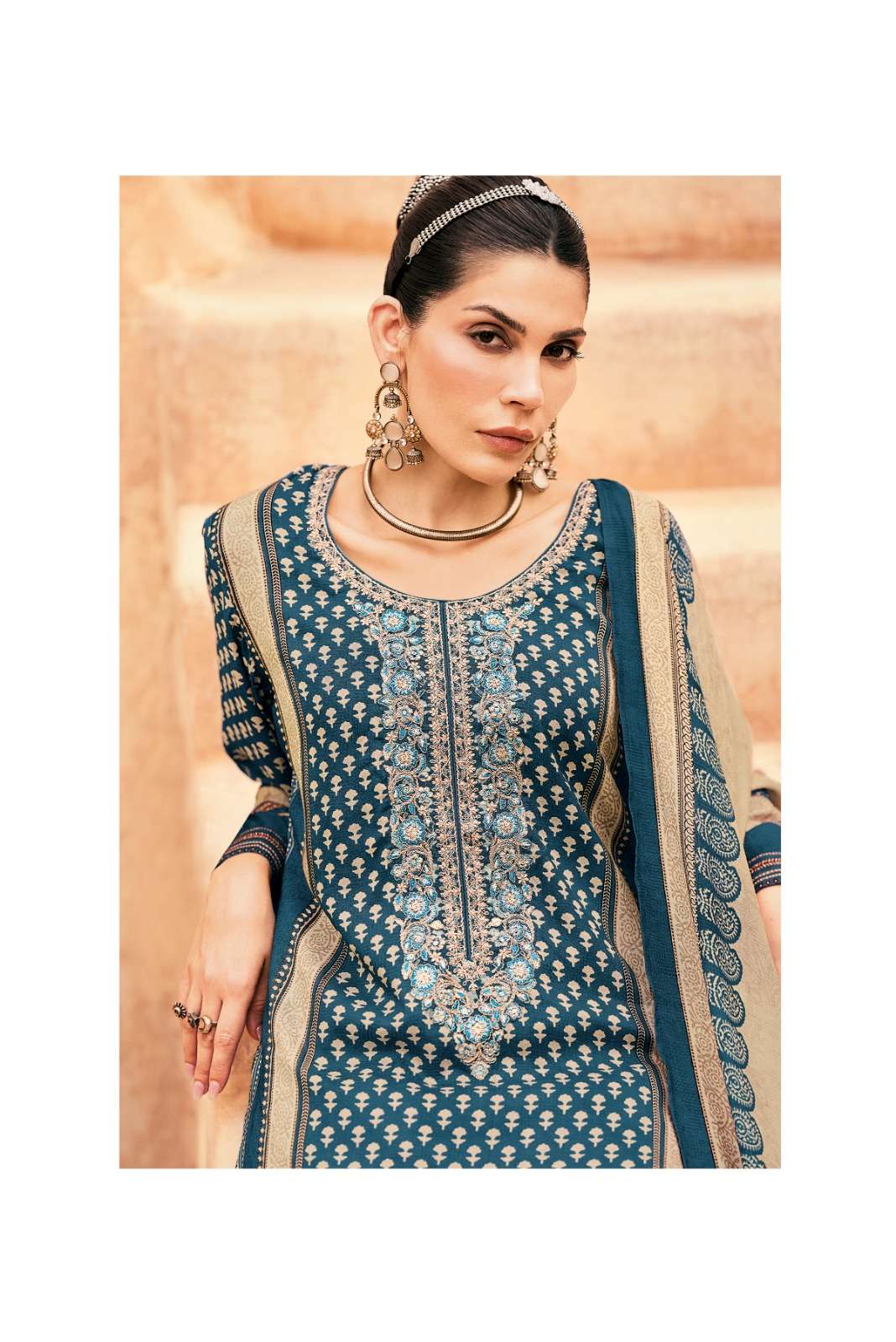 Varsha Fashion Meher Rang Digital Printed Cotton Dress Material - Amrah Wholesale