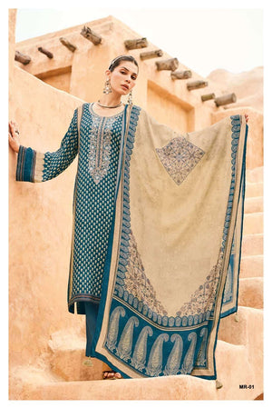 Varsha Fashion Meher Rang Digital Printed Cotton Dress Material - Amrah Wholesale