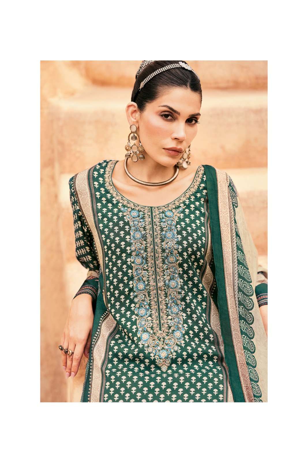 Varsha Fashion Meher Rang Digital Printed Cotton Dress Material - Amrah Wholesale