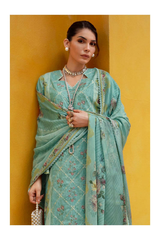 Varsha Fashion Micara Viscose Muslin Embroidered Dress Material Wholesale