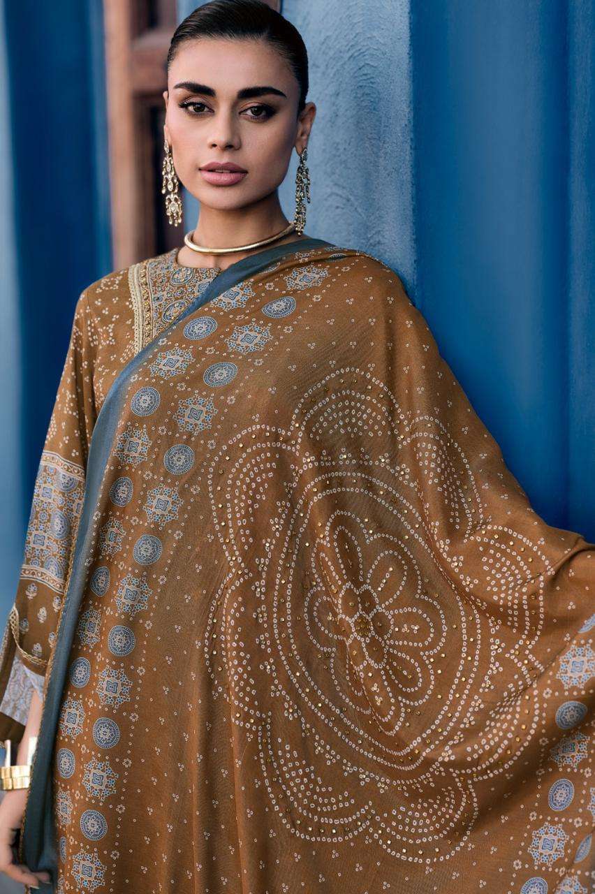 Varsha Fashion Mrittika Viscose Muslin Dress Material - Amrah Wholesale