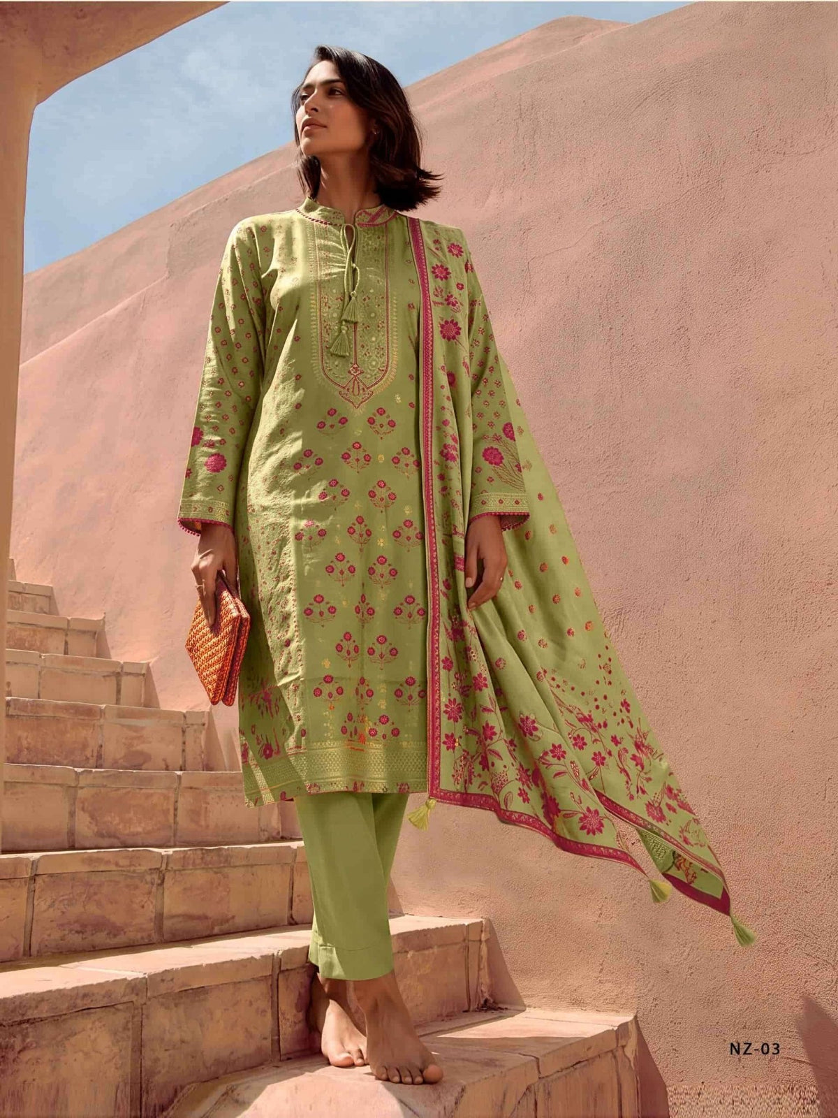 Varsha Fashion Nazaara Viscose Dress Material - Amrah Wholesale