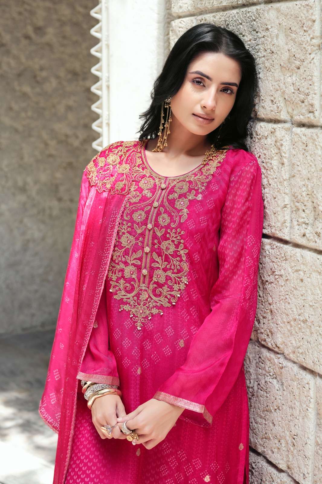 Varsha Fashion Neelaya Premium Organza Dress Material