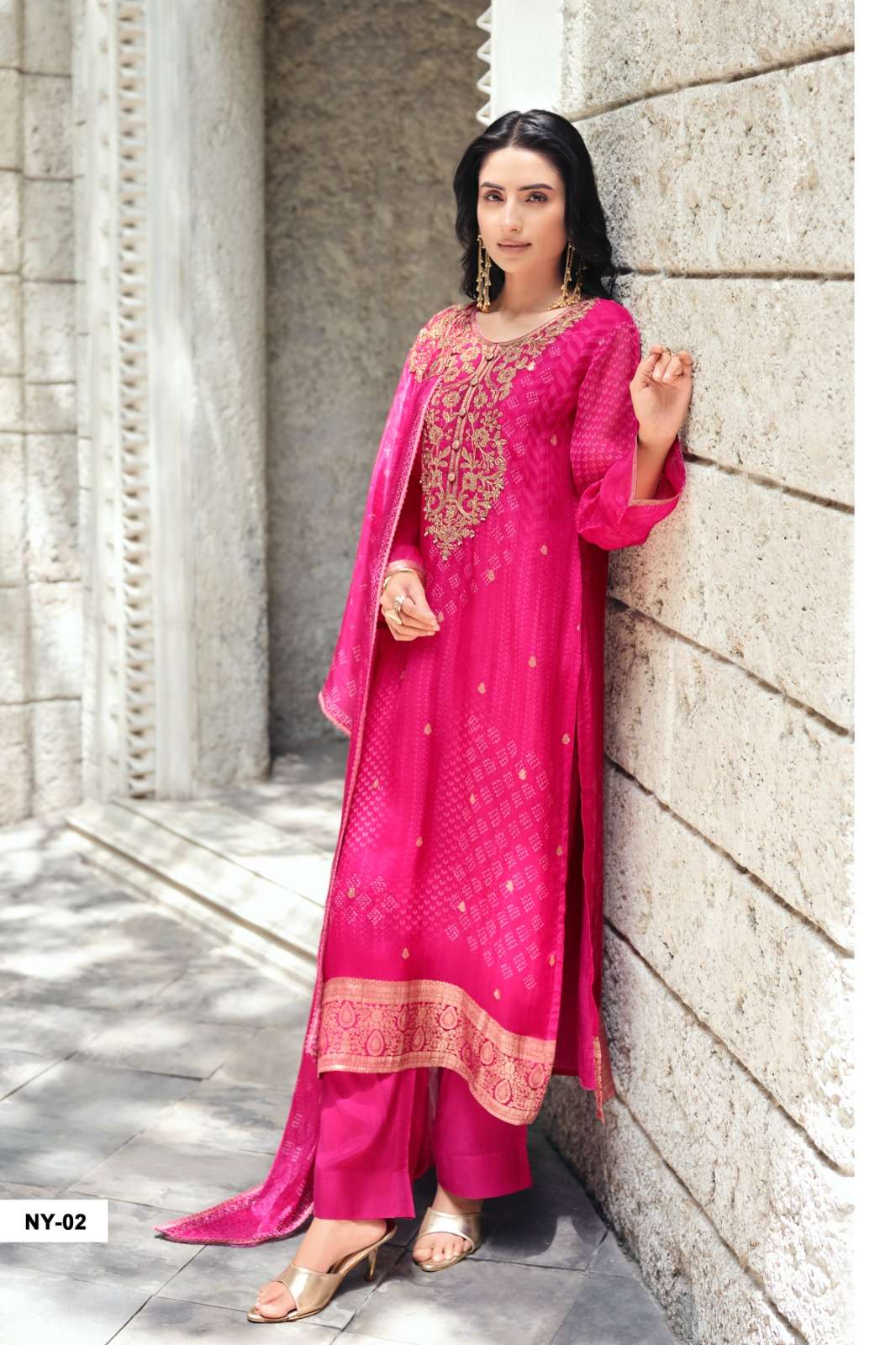 Varsha Fashion Neelaya Premium Organza Dress Material