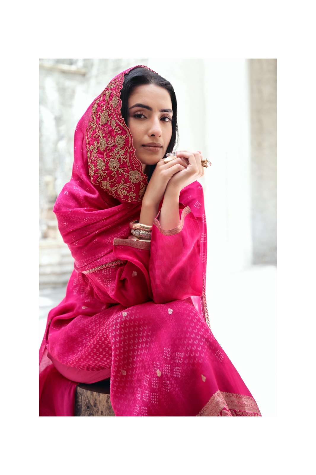 Varsha Fashion Neelaya Premium Organza Dress Material