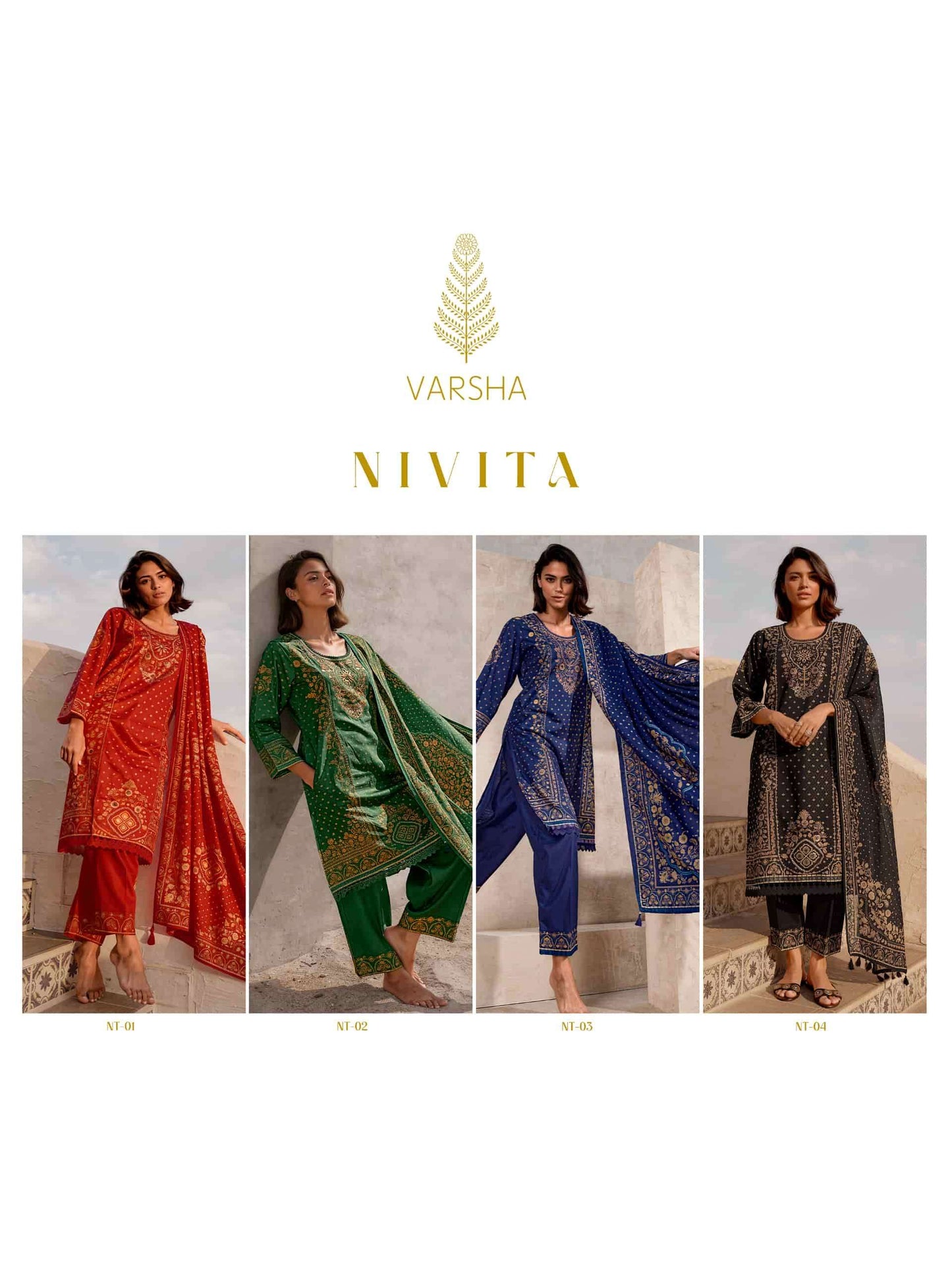 Varsha Fashion Nivita Viscose Muslin Dress Material