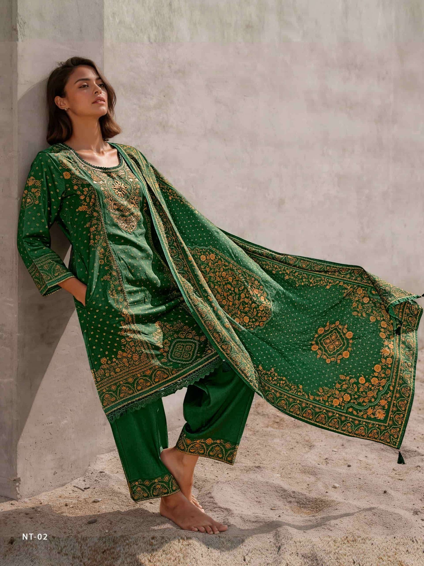 Varsha Fashion Nivita Viscose Muslin Dress Material